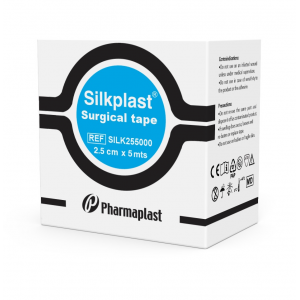 SILKPLAST SURGICAL ADHESIVE TAPE 2.5 CM X 5 MTS